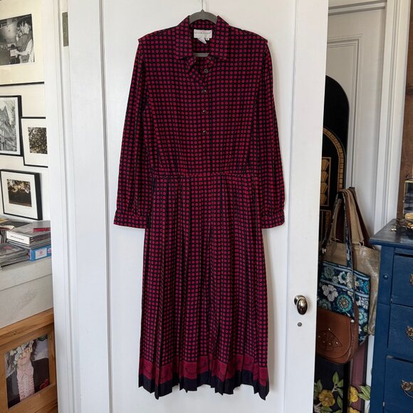 Vintage Schrader Secretary Dress sz Large - Picture 1 of 4